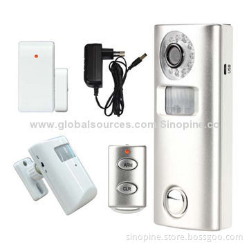 RoHS Wireless Home GSM Alarm System with Camera
